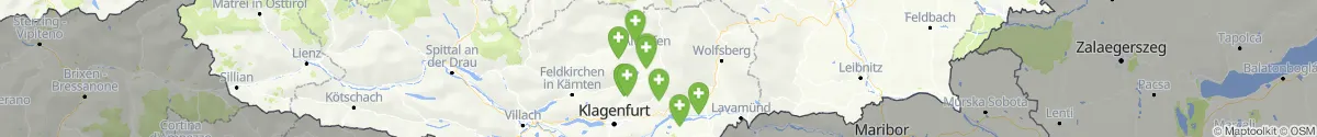 Map view for Pharmacies emergency services nearby Klein Sankt Paul (Sankt Veit an der Glan, Kärnten)